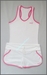 รูปย่อ ชุดกีฬาผู้หญิง PUMA สีขาวขลิบสีชมพู รูปที่2