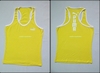 รูปย่อ เสื้อกล้ามผู้หญิง PUMA สีเหลือง ขอบขลิบขาว รูปที่1