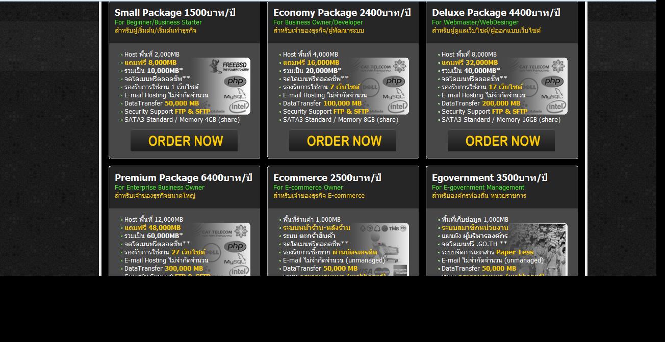 Economy Host Package เหมาะสำหรับ web master รูปที่ 2