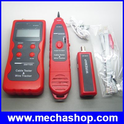  เครื่องมือตรวจสายไฟ เครื่องตรวจสายไฟ ตรวจสายโทรศัพท์ สายแลนCable Tester Telephone Wire/LAN Tracker RJ45 RJ11 BNC Coaxia รูปที่ 1