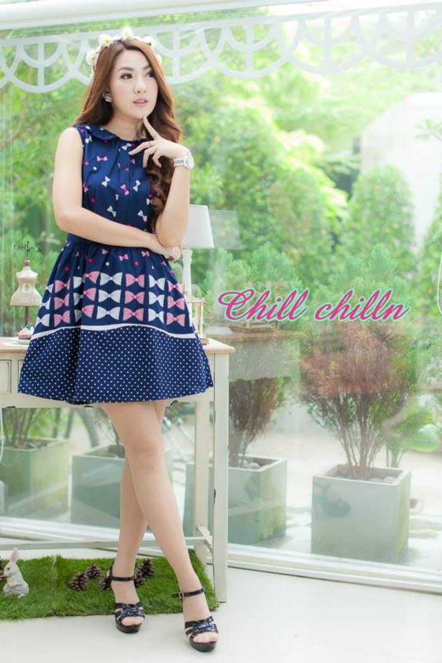 เดรสแฟชั่นพร้อมส่ง(จัดส่งฟรีลงทะเบียน) รูปที่ 4