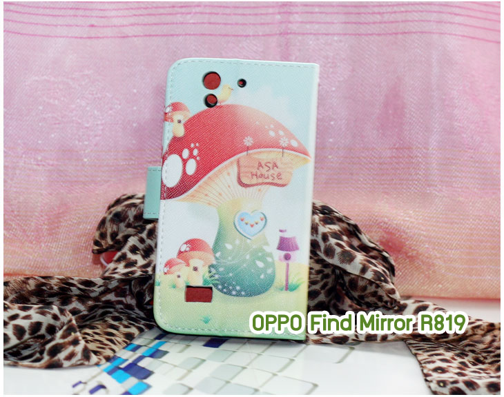 M378 เคสฝาพับลายการ์ตูน OPPO Find Mirror R819 รูปที่ 2