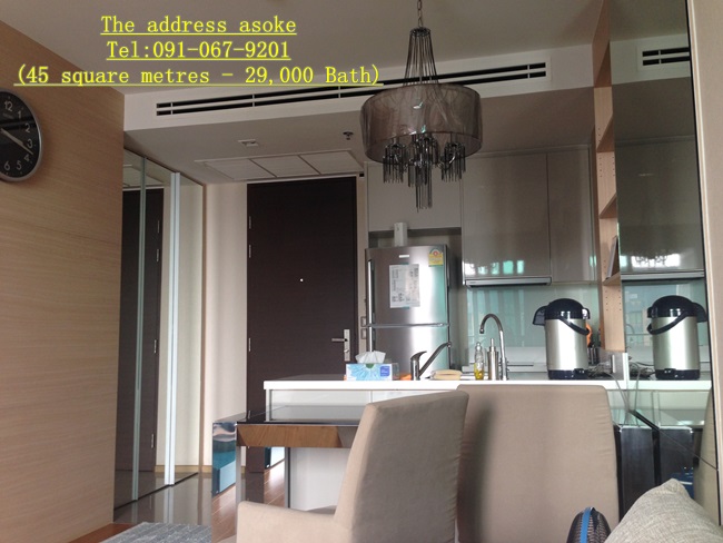 คอนโด ให้เช่า the address asoke 45 ตารางวา ราคาถูก ติดต่อโดยตรง ด่วน รูปที่ 1