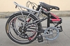 รูปย่อ จักรยานพับได้ TRINX 16 นิ้ว เฟรมอลู เกียร์6สปีด วีเบรค  รูปที่5