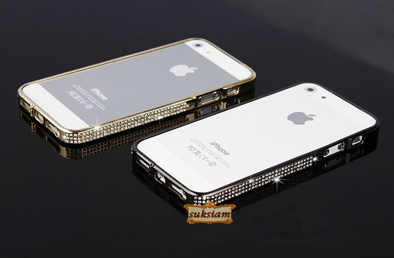 swarovski case iphone 5s 5C ปลีกส่ง ของแท้ ติดเพชรcase samsung galaxy S5 s4, S3 เกาหลีสวยๆ  รูปที่ 1