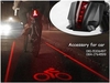 รูปย่อ  ไฟ LED สำหรับจักรยาน Safety สุดสุด !!!มีเส้นเลเซอร์ บอกทาง 2 เลน OT22 รูปที่1