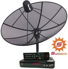 จานดำ C-BAND  กล่องรับสัญญาณ SUN BOX ราคาพิเศษ  3500 บาท 		 รูปที่ 2