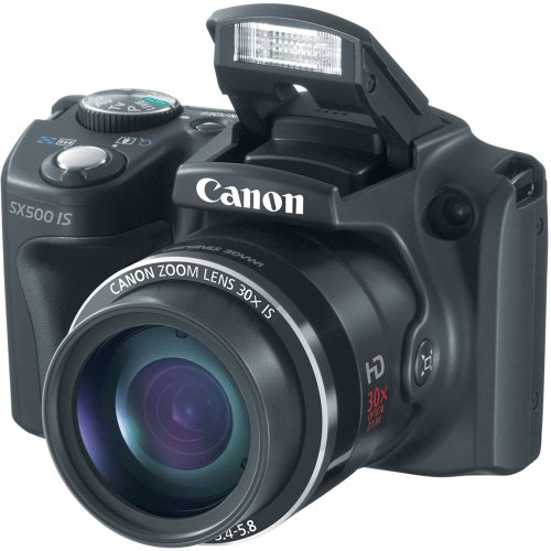 Review Canon PowerShot SX500 IS 16.0 Megapixel Digital Camera with 30x Wide-Angle Optical Image Stabilized Zoom and 3.0-Inch LCD (Black) รูปที่ 5