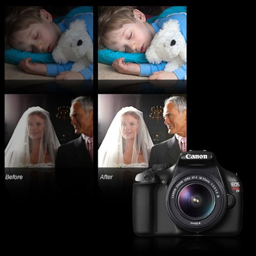 Review Canon EOS Rebel T3 12.2 Megapixel CMOS Digital SLR with 18-55mm IS II Lens and EOS HD Movie Mode (Black) รูปที่ 4