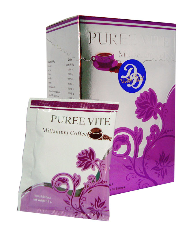 กาแฟเพียวไวท์(Puree Vite Millanium Coffee) รูปที่ 1