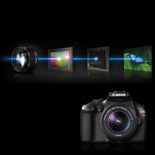 Review Canon EOS Rebel T3 12.2 Megapixel CMOS Digital SLR with 18-55mm IS II Lens and EOS HD Movie Mode (Black) รูปที่ 7