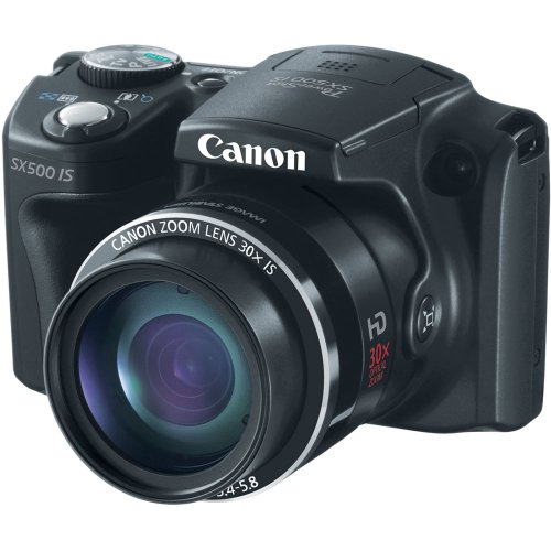 Review Canon PowerShot SX500 IS 16.0 Megapixel Digital Camera with 30x Wide-Angle Optical Image Stabilized Zoom and 3.0-Inch LCD (Black) รูปที่ 4