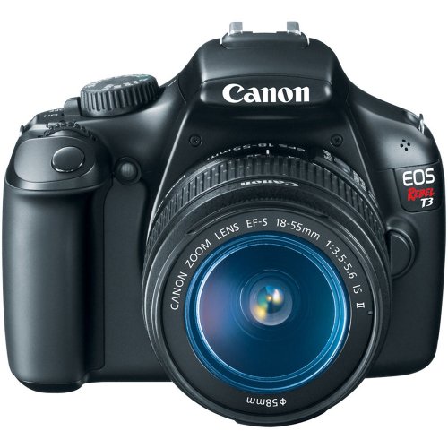 Review Canon EOS Rebel T3 12.2 Megapixel CMOS Digital SLR with 18-55mm IS II Lens and EOS HD Movie Mode (Black) รูปที่ 1