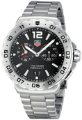TAG Heuer Men's WAU111A.BA0858 Formula 1 Black Dial Grande Date Alarm Watch