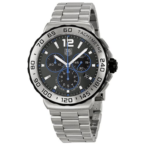 Tag Heuer Formula 1 Chronograph Grey Dial Stainless Steel Mens Watch CAU1119BA0858 รูปที่ 1