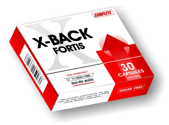 X-BACK FORTIS (เอ็กซ์-แบ็ก ฟอร์ทิส ) ผลิตภัณฑ์เสริมอาหารทางเพศจากประเทศฟินแลนด์  (มี อย.) รูปที่ 1