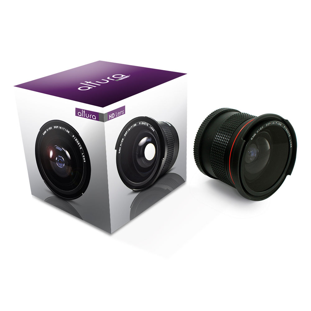 เลนส์wide มุมกว้าง 58mm   Fisheye Wide Angle Marco Lens ใช้ได้กับเลนส์ 18-55mm เลนส์กล้องทุกยี่ห้อ รูปที่ 3