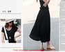 รูปย่อ พร้อมส่ง MAXI DRESS ชุดเดรสยาว แฟชั่นเกาหลี ผ้า COTTON สีดำ รูปที่5