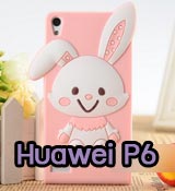 M401 เคสซิลิโคนกระต่าย Huawei Ascend P6 รูปที่ 1