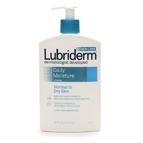 Lubriderm Lotion โลชั่นทาผิว ใช้สำหรับ Normal To Dry Skin เนื้อครีมซึมซับเข้าสู่ผิวหนังเร็ว เพิ่มความชุ่มชื้นให้ผิวมาก แต่ไม่เหนอะหนะ ราคาถูก พร้อมส่ง รูปที่ 1