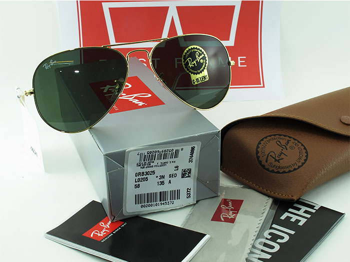 แว่นกันแดด Ray-Ban RB3025 - 001 ของแท้ ของใหม่ ประกัน 2 ปี รูปที่ 1