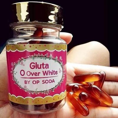 Gluta O Over White BY OP SODA กลูต้า โอเวอร์ไวท์ บายโซดา กลูต้า 10,000 mg. กลูต้าที่ขาวที่สุดรับประกันของ แท้จากอเมริกา รูปที่ 1