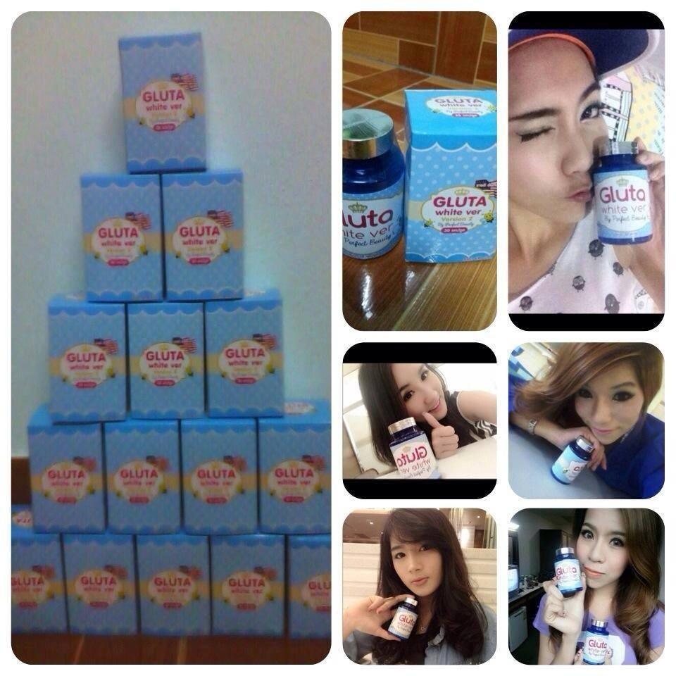 กลูต้าไวท์เว่อร์ Gluta white ver by perfect beauty กลูต้าซอลเจล ขาวไวไม่ต้องฉีด รูปที่ 6