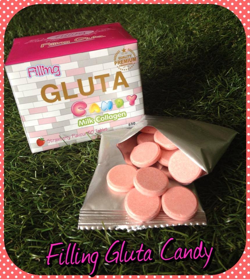 กลูต้านมอัดเม็ด Filling gluta candy milk collagen  รูปที่ 3