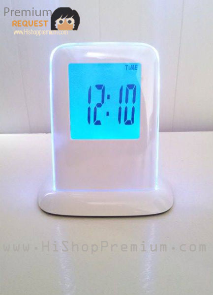 >>>นาฬิกาปลุกดิจิตอล,นาฬิกาปลุกตั้งโต๊ะ,(HighStar 7 Color Alarm Clock )<<< รูปที่ 1