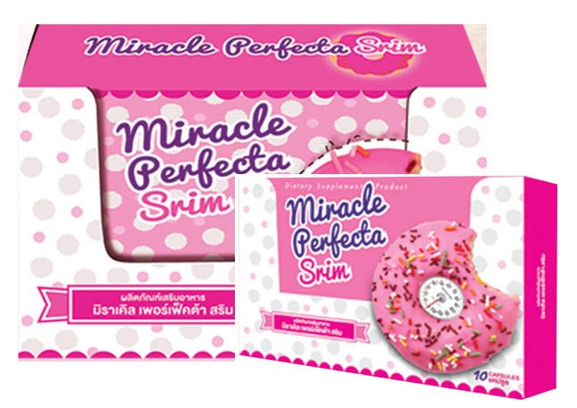 Donut Miracle Perfecta Srim โดนัท มิราเคิล เพอร์เฟคต้า สริม เคล็ดไม่ลับ ผอม เพรียว ขาวสวยทันใจใน 7 วัน ( สูตรขายดี) รูปที่ 1