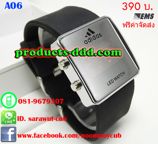 นาฬิกาข้อมือ LED Digital Adidas A06 (Sale) รูปที่ 2