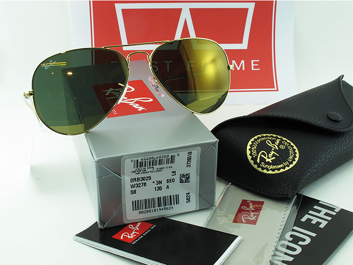 กันแดด Ray-Ban RB3025 - W3276 | AVIATOR LARGE METAL ของแท้มีรับประกัน รูปที่ 1