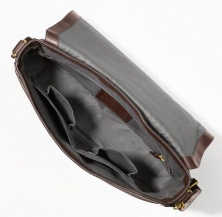 กระเป๋าผู้ชาย COACH BLEECKER LEGACY LEATHER COURIER BAG F70486 รูปที่ 4