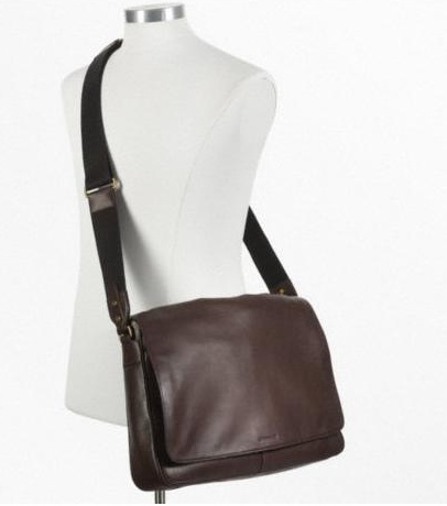 กระเป๋าผู้ชาย COACH BLEECKER LEGACY LEATHER COURIER BAG F70486 รูปที่ 3
