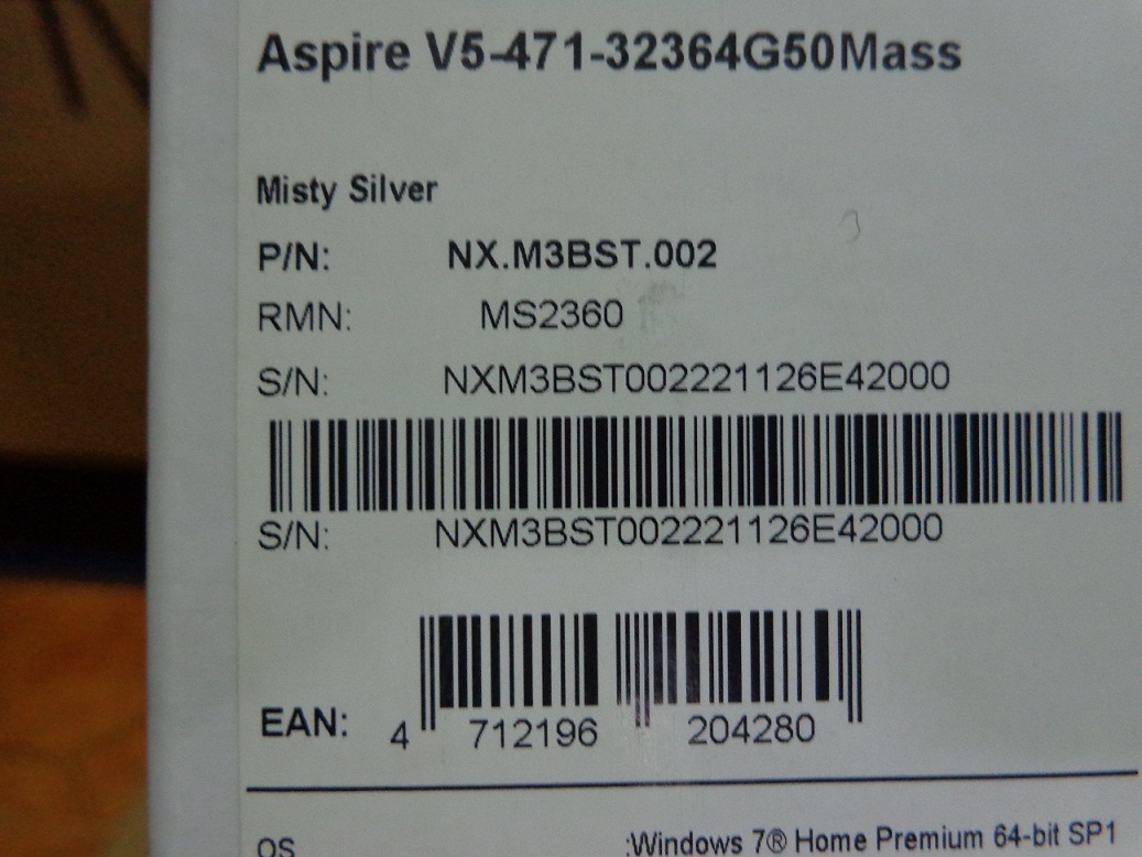 Computer ACER Aspire V5-471 รูปที่ 6