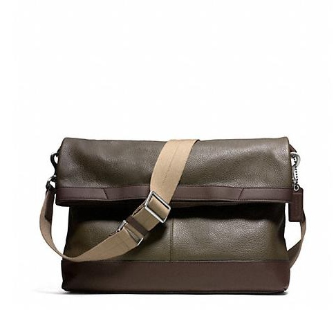  กระเป๋าผู้ชายสะพาย COACH รุ่น  CAMDEN LEATHER FOLDOVER TOTE F70928 รูปที่ 3