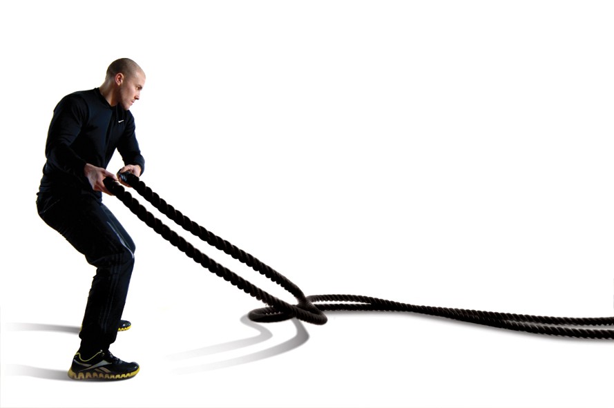 PR-472 combat rope workoutเชือกน้ำหนักเสริมสร้างกล้าม รูปที่ 2
