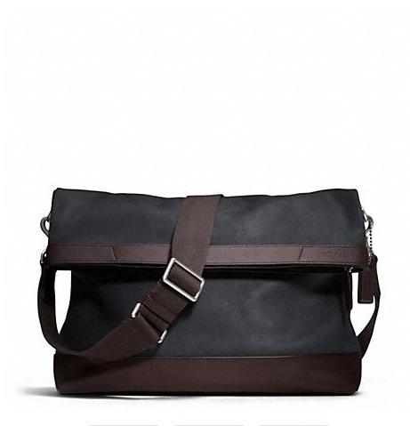  กระเป๋าผู้ชายสะพาย COACH รุ่น  CAMDEN LEATHER FOLDOVER TOTE F70928 รูปที่ 2