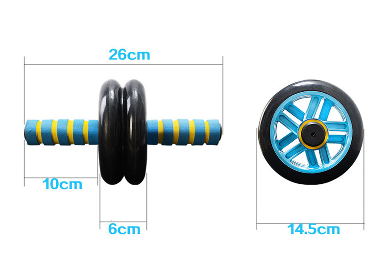 PR-558 AB WHELL Abdominal Rolls ล้อจักรยานออกกำลังกาย ล้อบริหารหน้าท้อง แขน และหลัง รูปที่ 3