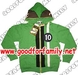 รูปย่อ เสื้อกันหนาว เสื้อ jacket มีฮู้ด Ben10 Ultimate Alien ภาค 3 สีเขียว เบ็นเท็น แจ็กเก็ต เสื้อผ้าเด็ก เสื้อผ้าเด็ก รูปที่2