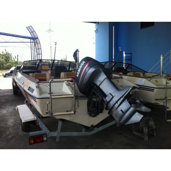 ขายเรือเร็วญี่ปุ่น Yamaha STR21+เครื่องยนต์เรือ Yamaha 200 BETO+Trailer รูปที่ 5