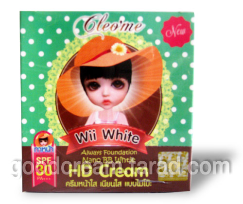 คลีโอมี่ วิไวท์เอชดีครีม Cleo'me Wii White HD Cream เพิ่มความกระจ่างใสในขั้นตอนเดียว รูปที่ 1