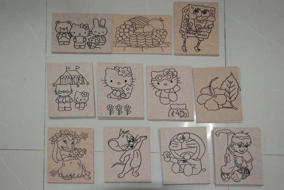 เปเปอร์เคล (PaperClay) ลายคมชัด สวยงาม ใช้สีที่ปลอดภัยต่อเด็ก รูปที่ 2