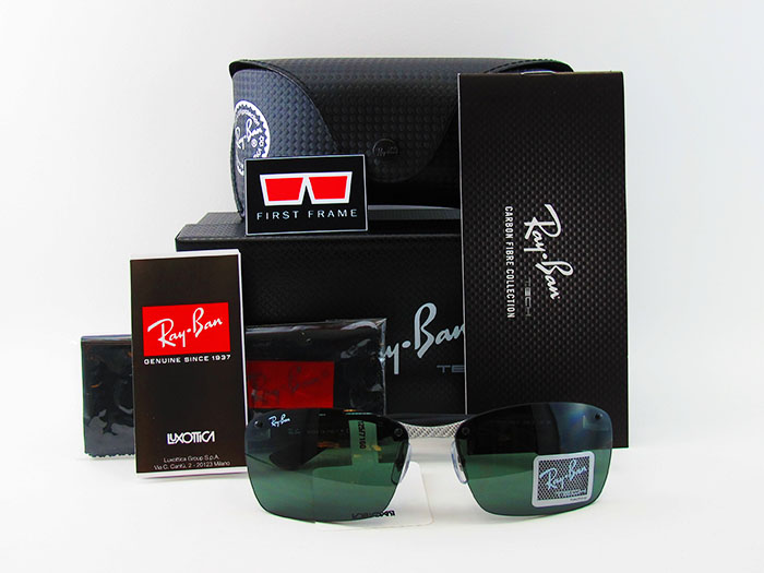 กันแดด Ray-Ban RB8312 - 125/71 | CARBON FIBRE NEW RELEASE ของแท้มีรับประกัน รูปที่ 1