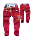 TwoSeven กางเกงเด็กขายาว US Navy สีแดง