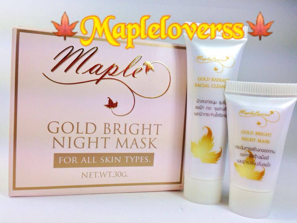 มาร์คทองคำ Gold Bright Night Mask  รูปที่ 1