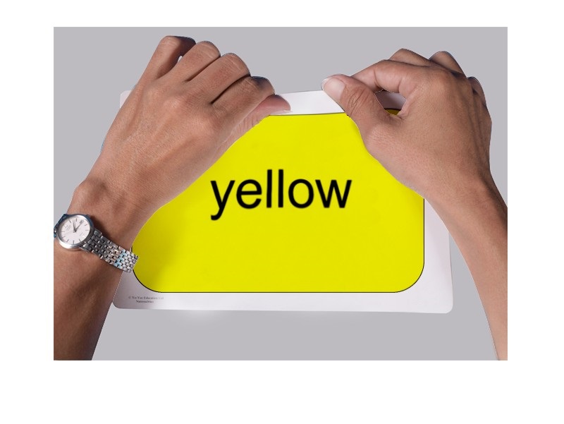 บัตรคำศัพท์ประกอบภาพ สี Colours Flashcards รูปที่ 4