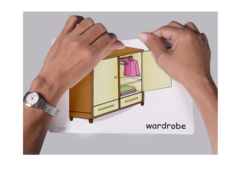 บัตรคำศัพท์ประกอบภาพ ห้องนอน Bedroom Flashcards รูปที่ 4