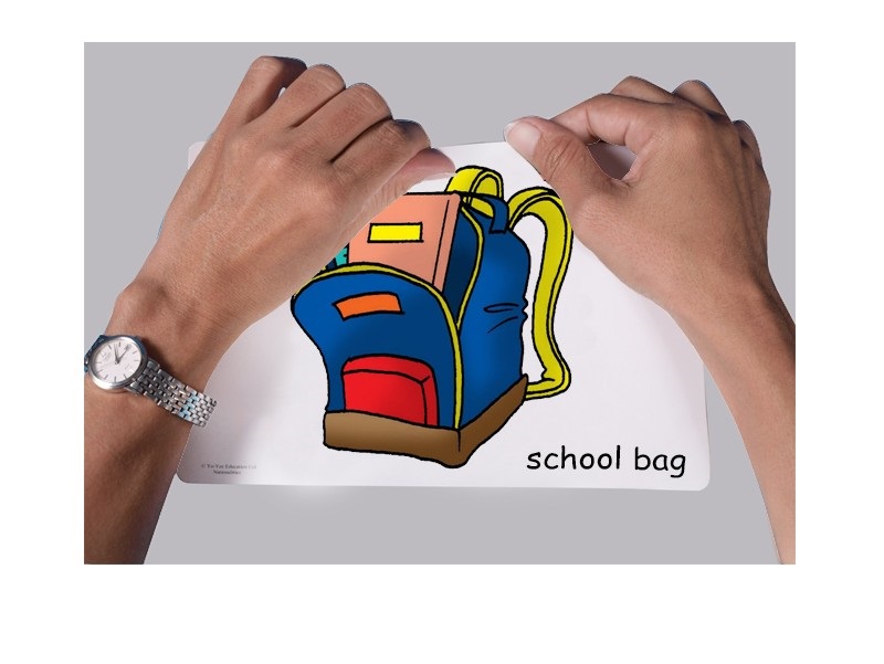 บัตรคำศัพท์ประกอบภาพ อุปกรณ์การเรียน Classroom Flashcards รูปที่ 4