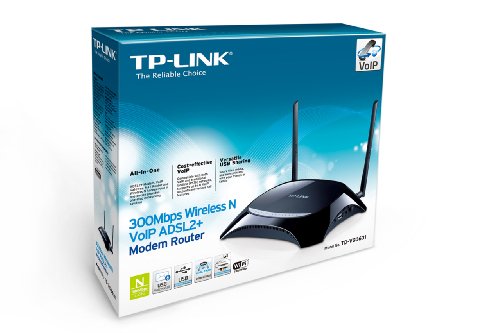 TP-LINK TD-VG3631 Wireless N300 VOIP ADSL2+ Modem Router, 2.4Ghz , 2 FXS Ports, 1 FXO Port, 2 USB, 5dBi detachable antennas ( TP-LINK VOIP ) รูปที่ 7